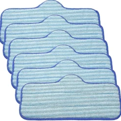 6-pack kompatibla med Dupray Neat Steam Cleaner Mikrofiber Pads [DB]