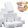 100-pack Magisk Svamp Radergummi Extra Tjocka Stora och Långvariga Melaminsvampar i Bulk - Multi Surface Power Scrubber Skumrengöringsdynor