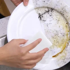 100-pack Magisk Svamp Radergummi Extra Tjocka Stora och Långvariga Melaminsvampar i Bulk - Multi Surface Power Scrubber Skumrengöringsdynor