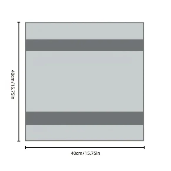 6-pack Mikrofiber Glasrengöringsdukar - Ränderfria, För Fönster/Bil/Speglar, Återanvändbara Gray 6 PCS