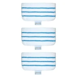 5-pack Mop Pads Ersättning för Black + Decker Ångmopp FSM1610/ FSM1630 Tvättsbara Mopp Pads Tillbehör [DB] 3 pcs