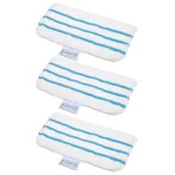 5-pack Mop Pads Ersättning för Black + Decker Ångmopp FSM1610/ FSM1630 Tvättsbara Mopp Pads Tillbehör [DB] 3 pcs