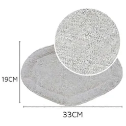 15-pack moppdukar för S7000AMZ S7001 S6002EU T2 elektrisk ångmopp, duktillbehör, ersättning