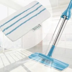5-pack moppdynor för Black & Decker ångmopp FSM1610 FSM1630 Tvättbara och återanvändbara ersättningsmoppar [BR] white blue