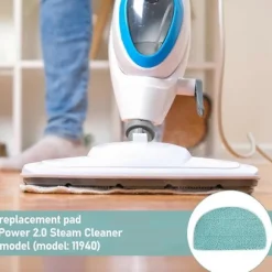 6-pack moppdynor för Leifheit Clean Tenso Power 2.0 ångmopp, mikrofiber ångmopp ersättning, S [DB]