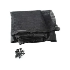 2-Pack Myggnät för dörr med magnetstängning. 210cm x 100cm Svart