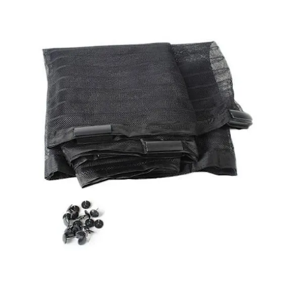 2-Pack Myggnät för dörr med magnetstängning. 210cm x 100cm Svart