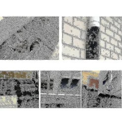 4-pack Råttbeständiga Stora Klistermattor Svarta Osynliga Musfälla