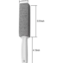 2-pack Toalettstädare med Handtag, Pumicestick, Avlägsnar Kalkavlagringar, för Kök/Badrum/Pool/Hushållsrengöring