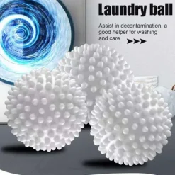 2-Pack Torkbollar Torktumlare Återanvändbar Tvättmaskinboll multifärg one size