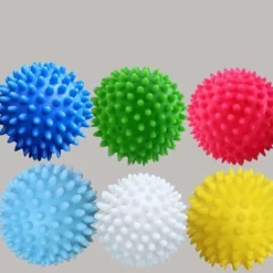 2-Pack Torkbollar Torktumlare Återanvändbar Tvättmaskinboll multifärg one size