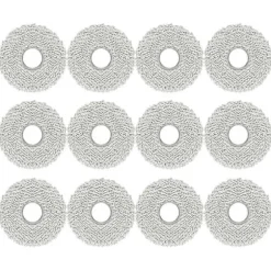 12-pack tvättbara moppdynor för Dreame L10S /L10/ L20 / L30/ X30/ Ecovacs Deebot X2 Omni/ T20 Omni [BR] As Shown