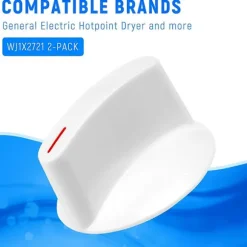 2-pack WH1X2721 Torktumlarknapp, ersättning för Hotpoint GE torktumlare