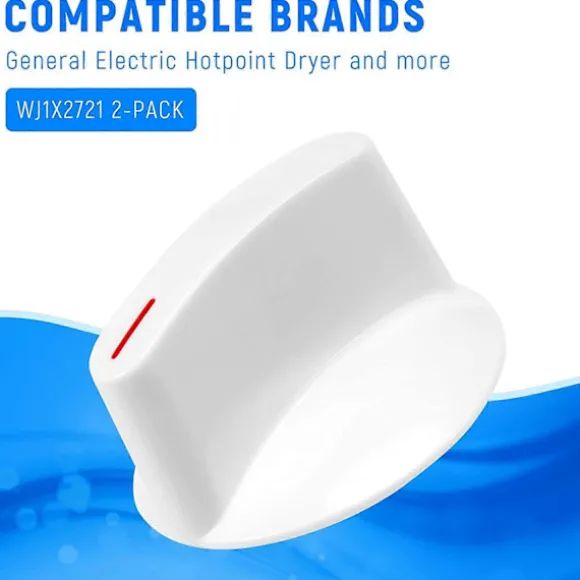 2-pack WH1X2721 Torktumlarknapp, ersättning för Hotpoint GE torktumlare