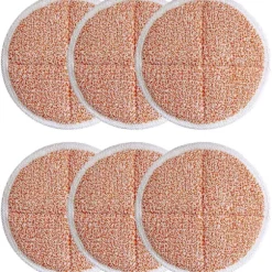 Paket med 6 ersättningspads 2124 2039a 2307 23157 20391 20399 kompatibla med Bissell Spinwave hård golvrengörare (Orange) db