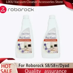2Pcs Golvrengöringslösning för Roborock S8 Pro Ultra/s7 Maxv Ultra/dyad/s7 Dammsugardelar Robotmoppar Antibakteriell