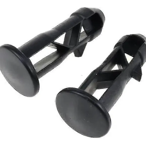 {PL}65 x 18 mm Förpackning med 10 Svarta Plastgångjärnstappar för Soptunnelock för 240 l Hushålls- och Kommersiella Soptunnor