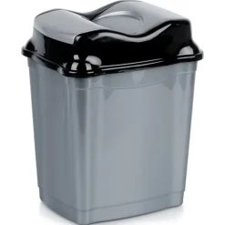 Plastsoptunna grå 9 l