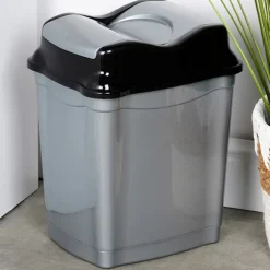 Plastsoptunna grå 9 l