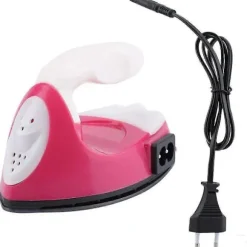 {PL}Bärbart Mini Ångstrykjärn för Kläder DIY Konst och Hantverk