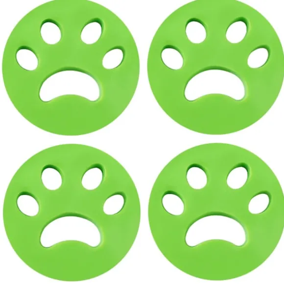 Pälsborttagare för kläder - tar bort hund/katthår Grön 4-pack