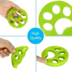 Pälsborttagare för kläder - tar bort hund/katthår Grön 4-pack