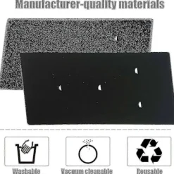 {PL}Set med 4 filter för Bauknecht, Privileg, Whirlpool torktumlare med värmepump - Svampfiltermattor g2024174332