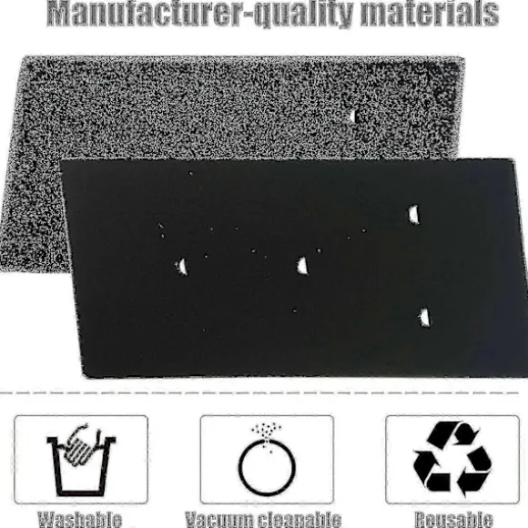 {PL}Set med 4 filter för Bauknecht, Privileg, Whirlpool torktumlare med värmepump - Svampfiltermattor g2024174332