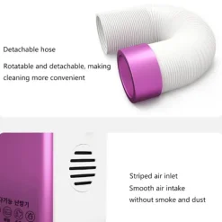 Portabel Elektrisk Torktumlare Multifunktionell, Kan Torka Kläder Även Under Regniga Dagar, Och Kan Tidsinställas Purple
