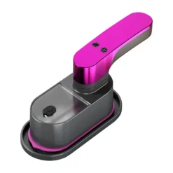 Portabel Handhållen Klädångare - 1200W, Snabb Uppvärmning, 360° Rotation, Perfekt för Hem & Resa Röd