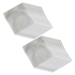 QQX.20x Grå Multifunktionella Metalltrådsdisktrasor Premium Nylon