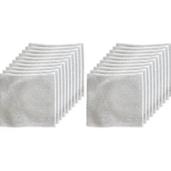 QQX.20x Grå Multifunktionella Metalltrådsdisktrasor Premium Nylon