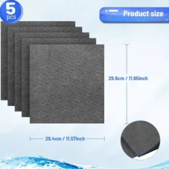 Rengöringsdukar 30x30cm, 5-pack Återanvändbara Tjocknade Magiska Mikrofiberdukar för Fönster Spegel Bil