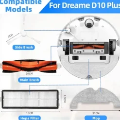 Reservdelar Tillbehör Kit för Dreame D10 Plus RLS3D Robot