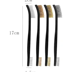 Rostfri stålborste, 8 stycken liten mässingsborste mini stålborste nylon, hand stålborste mässingsborste för rengöring borstning skrubbning rost damm R | Fyndiq