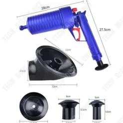 Rörrensare - TD® - Fjäder - Högkvalitativ plast - 4 sugkoppar - 0,9 kg