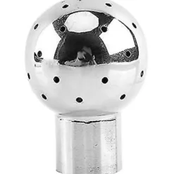 Sanitärt rostfritt stål 304 tanksprayrengöringskula fast/roterande 360 CIP-rengöring 1/2" BSP gängad honanslutning med rengöringsdiameter 1m-6m(f