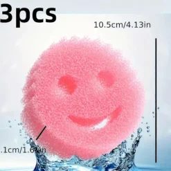 Scrub Daddy & Scrub Mommy Dubbelsidig Svampset - Ergonomisk, Repfri Rengöring För Kök, Badrum & Mer - Polyuretan, Säker På Flera Ytor (FMY) Random Color 3pcs | Fyndiq
