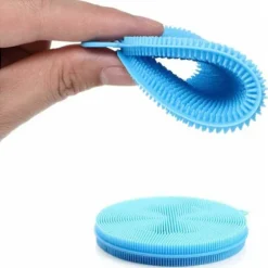 SiliCone-svamp - 5-pack flerfärgade antibakteriella kökssvampar för rengöring av köksredskap för grönsaker, frukt, livsmedelskvalitet SiliC