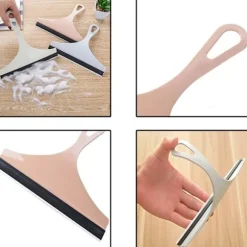Silikonskrapa för dusch, duschskrapa, duschskrapa, duschdragskrapa, för fönster, glas, duschdörr, bilvindruta, kraftig fönsterrengörare,