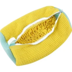 Skotvättspåse för tvättmaskin, tvättskopåse för tvättmaskin och torktumlare, återanvändbar skotvättspåse för alla skotyper och storlekar Yellow