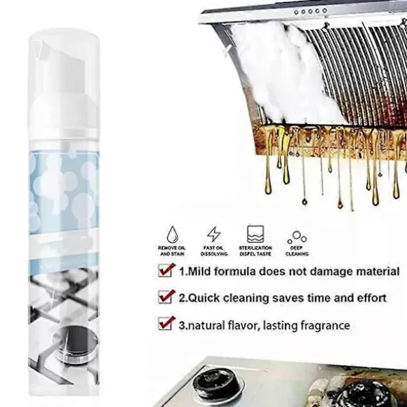Skumrengöring, Bubbelrengöring Skumspray