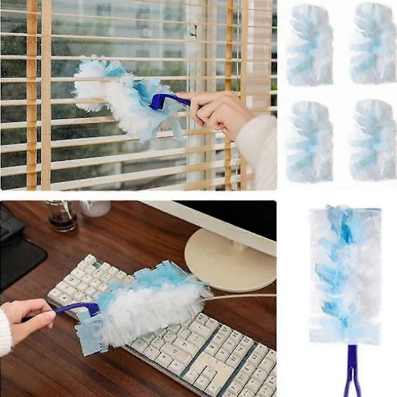 (Specialerbjudande) 30-pack Dammtorkar Refiller, Engångs Dammtorkar Refiller Kompatibla med Swiffer Duster