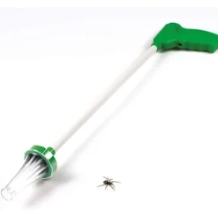 Spindelfångare, Extra lång insektsfångare med handtag för säker och human borttagning av spindlar och insekter green