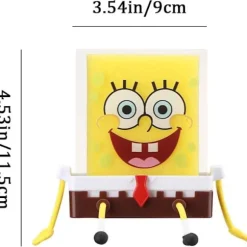 Spongehållare i tecknad film med svamp, kökssvampar SpongeBob-hållare, diskbänkshylla svamp avloppsställ