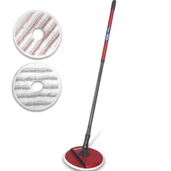 2st anpassning Vileda microlida mopp ersättningsduk mikrofiber roterande stick typ mopphuvud tillbehör