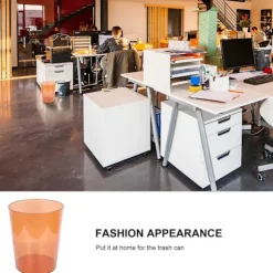 1st Enkel Modern Papperskorg Hem DIY Blomhållare Synlig Chic Avfallskorg