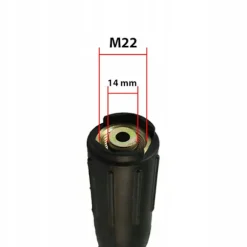 SteelHose Black Pro 10M – Hogtrycksslang med Stalflata | M22 X M22 | 250 Bar | Kompatibel med Karcher HD HDS