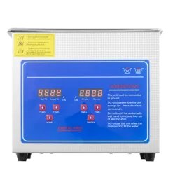 SucceBuy 3L Ultraljudstvätt SUS304 Rostfritt stål, Digital Timer för Värmare, Professionell Ultraljudsrengörare för Smycken