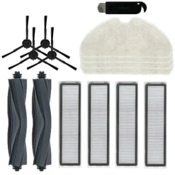 Supererbjudande till lågt pris! Passar Dreame D10s / D10s Pro robotdammsugare huvudsidoborste tillbehör Hepa-filter moppduk tillbehör - Glad